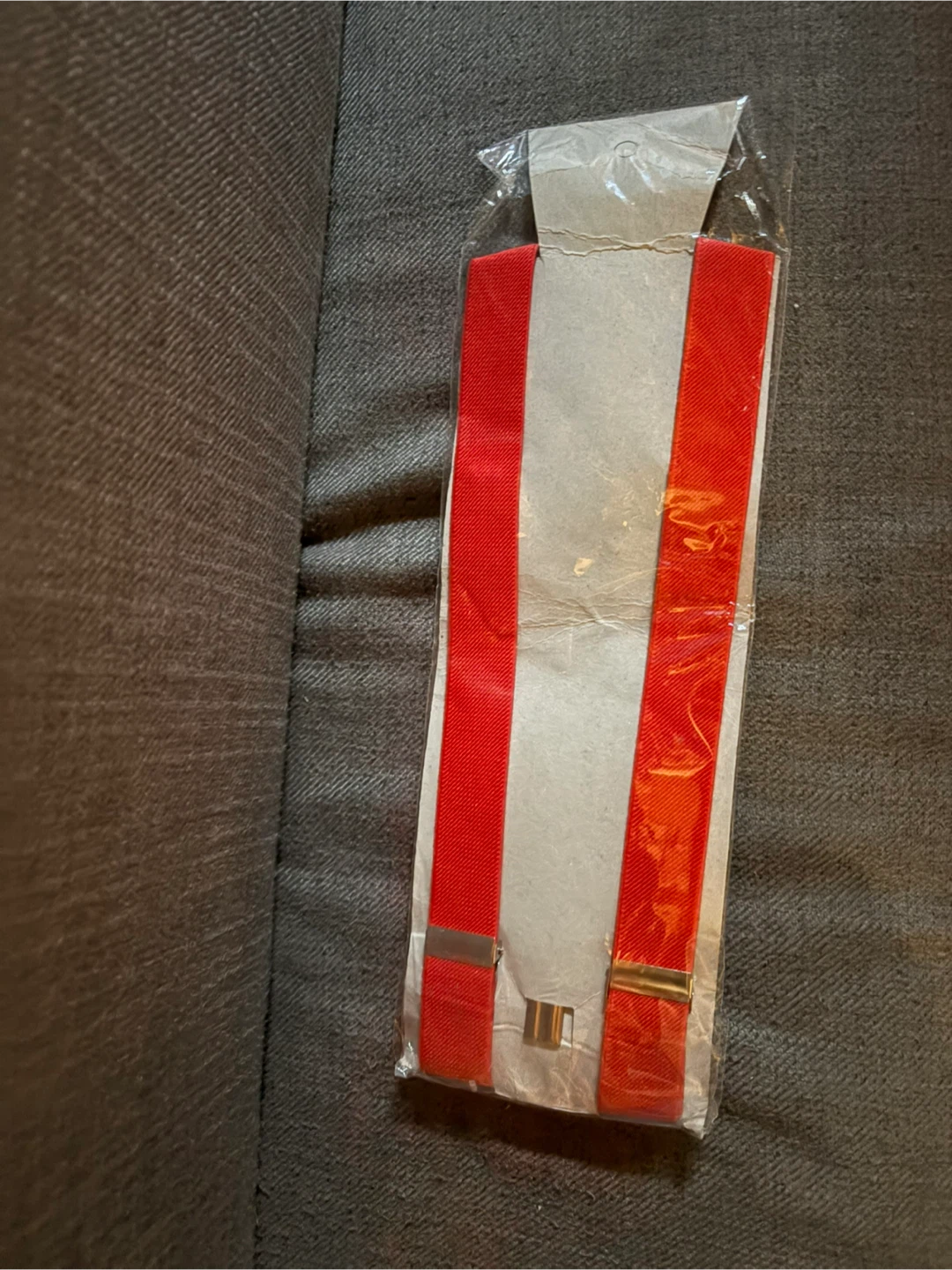 New Red Suspenders and Bow Tie Set - photo 3