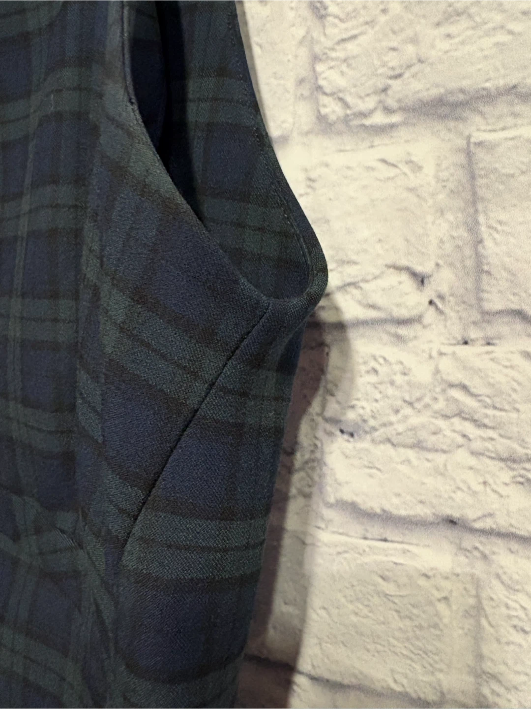 Banana Republic Plaid Tartan Sleeveless Dress Size 6 - photo 3