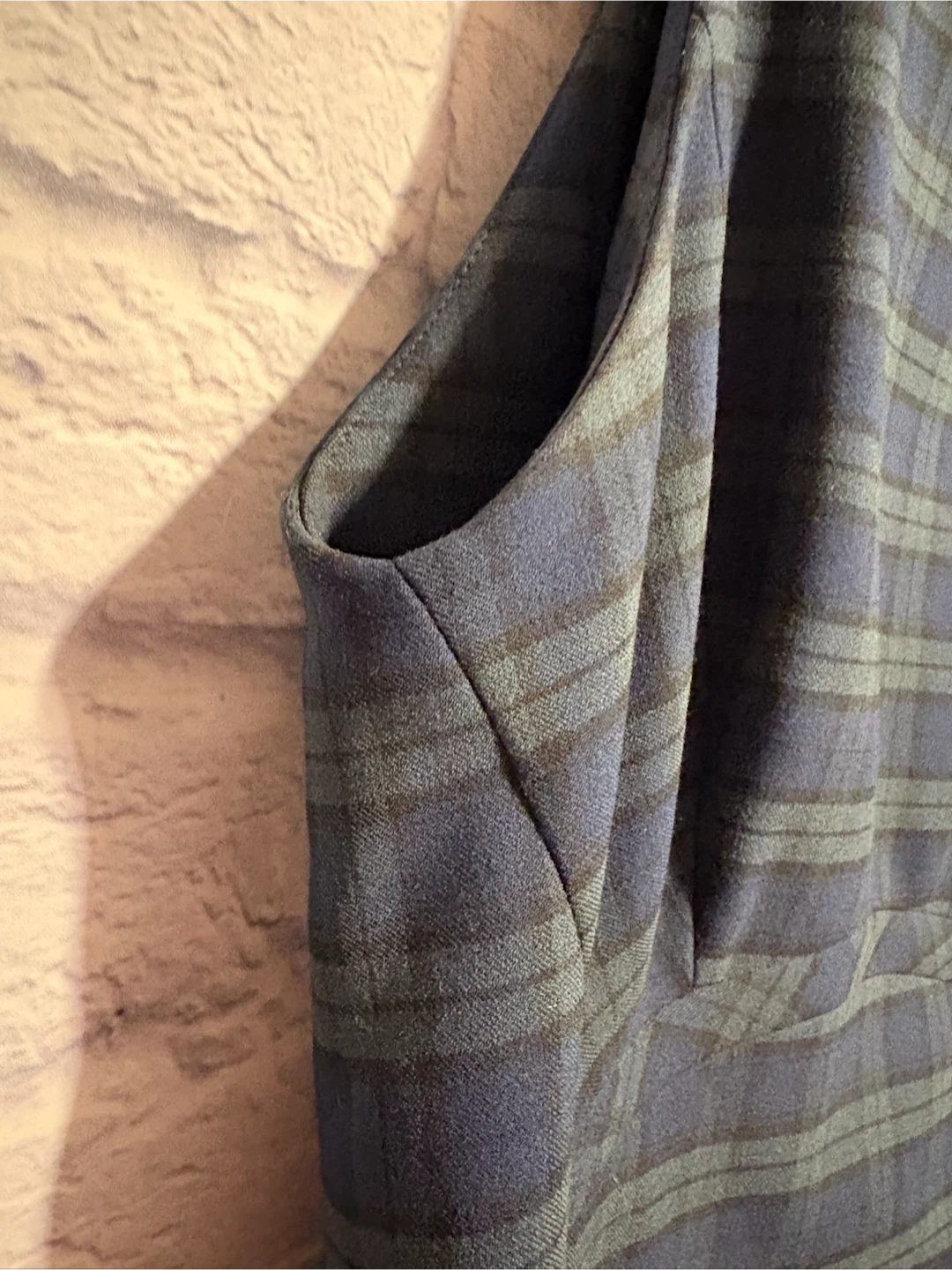 Banana Republic Plaid Tartan Sleeveless Dress Size 6 - photo 4