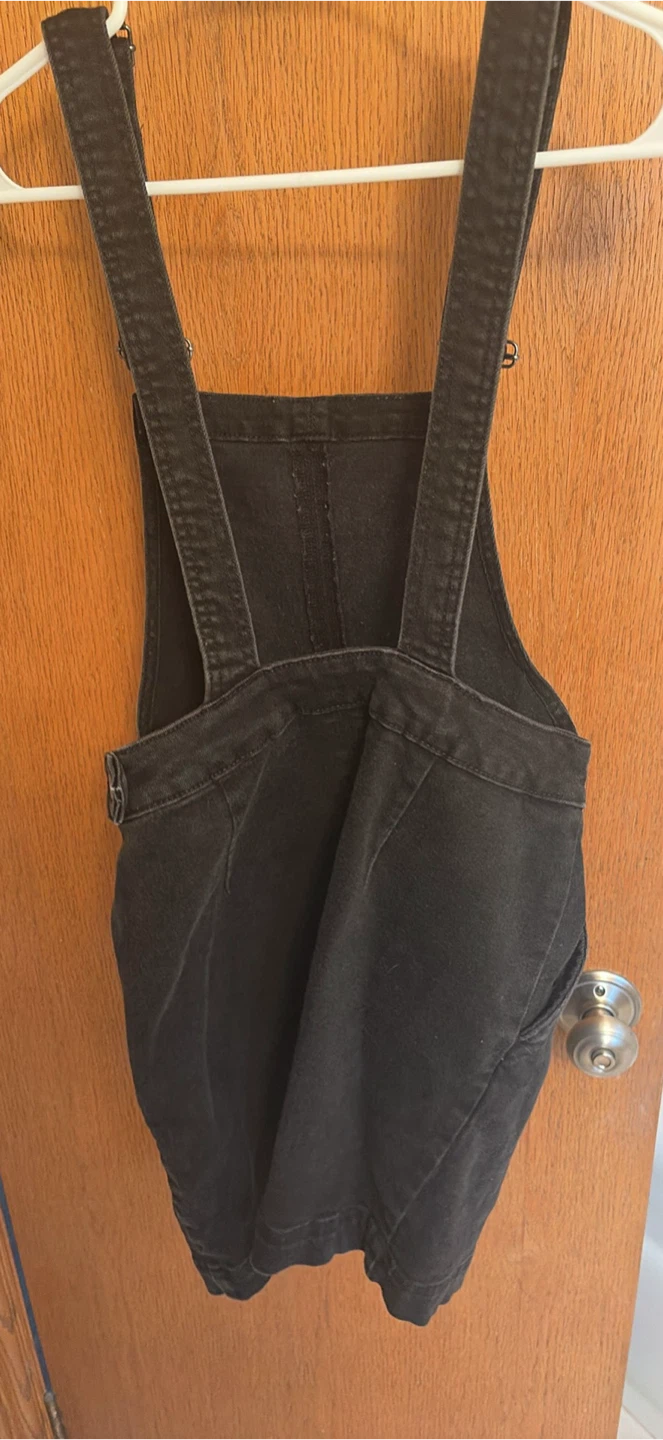 Black Denim Overall Dress - S/P - photo 4