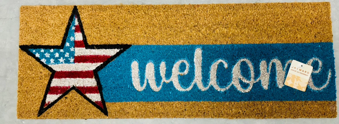 Joy Jd 4th of July Doormat 11" x 30"