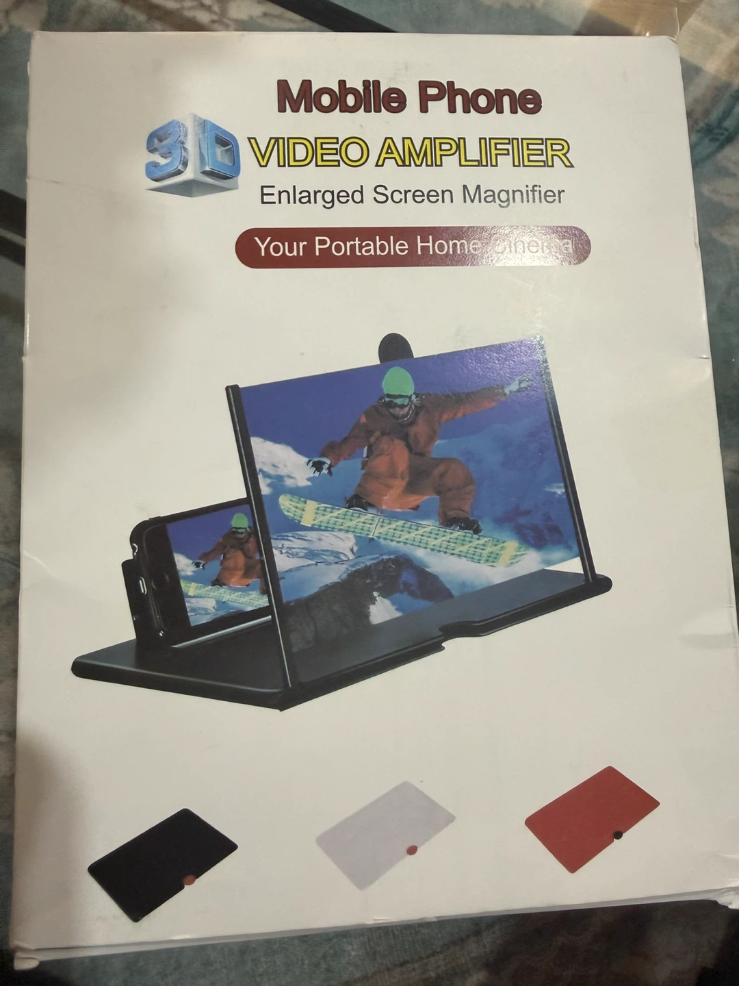 Mobile Phone Video Amplifier Enlarged Screen Magnifier