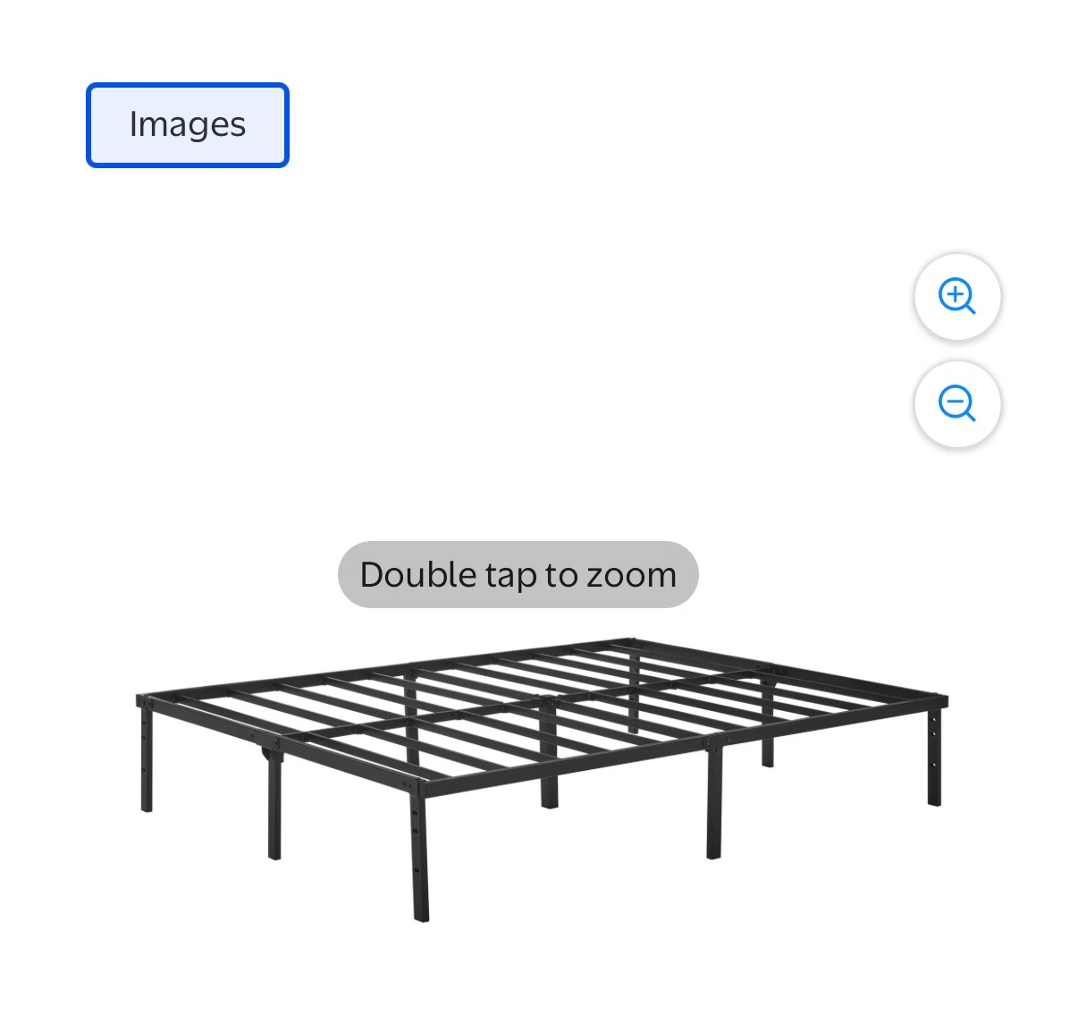Walmart Metal Bedframe Queen Black - photo 5