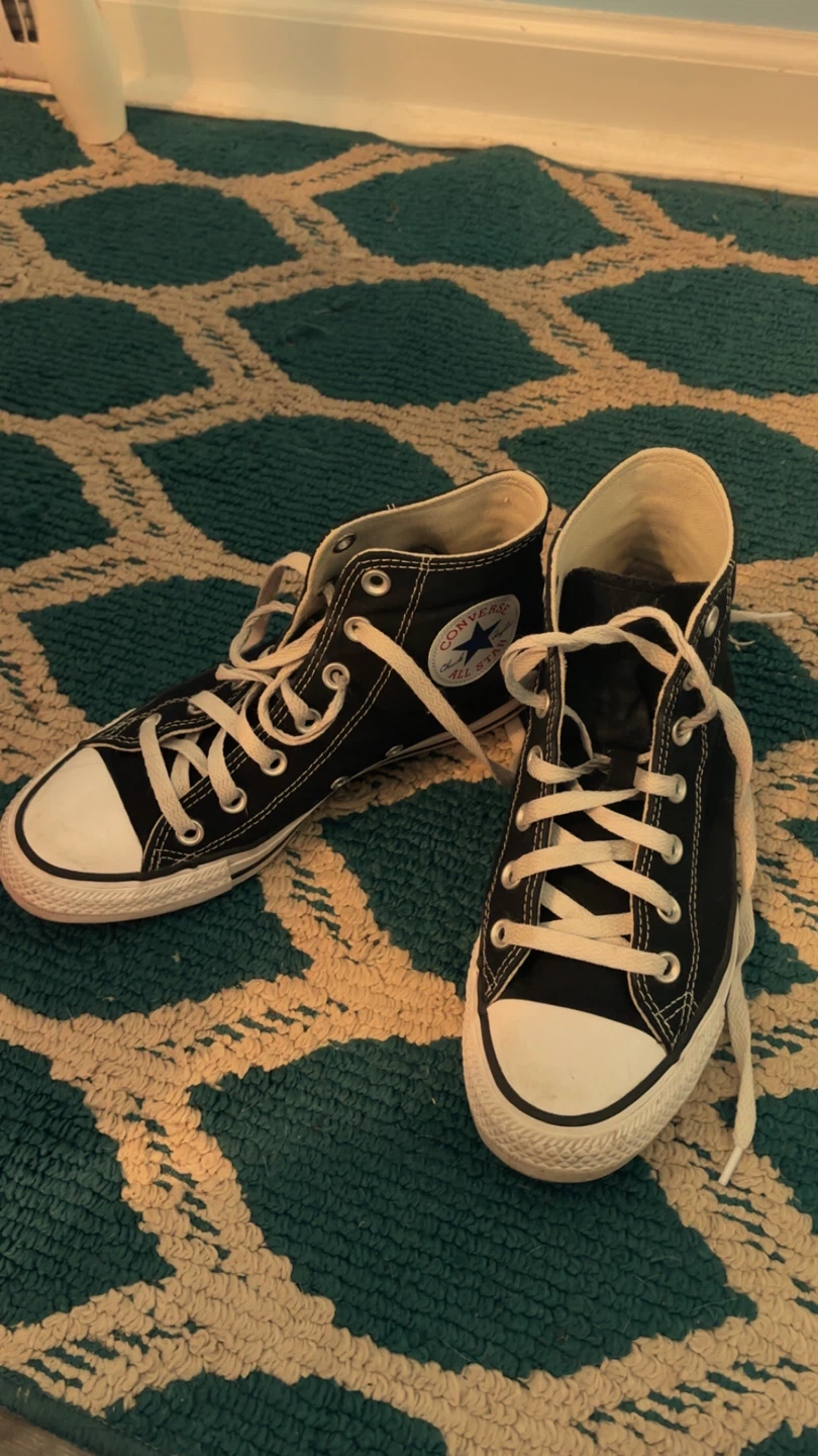 black converse