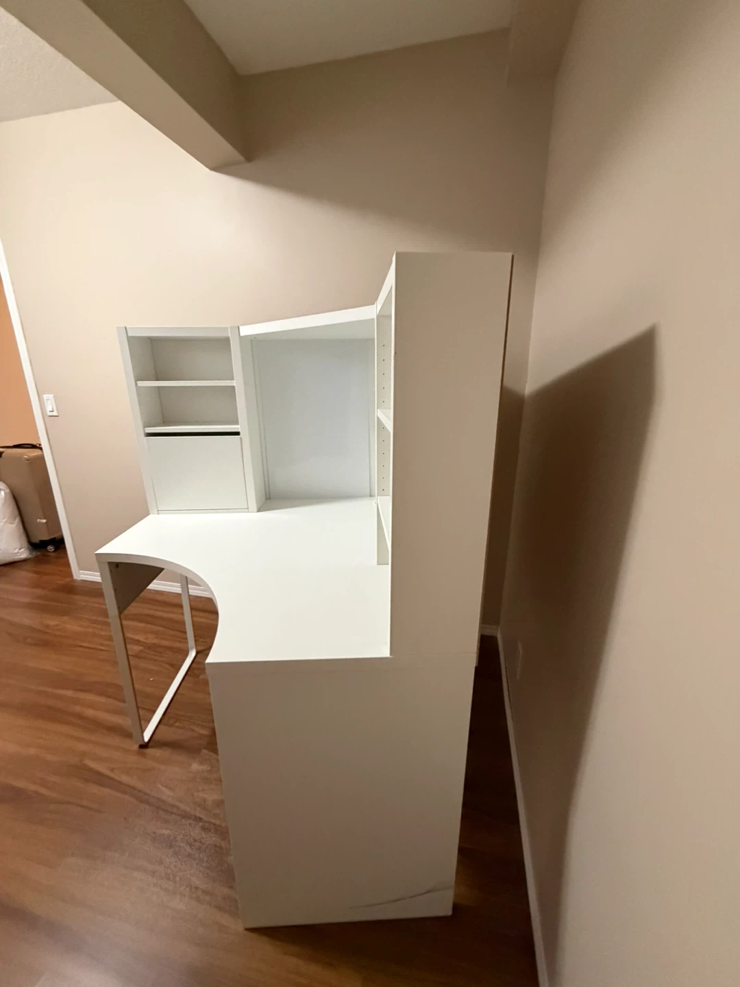 IKEA MICKE Corner Work Station White - photo 4