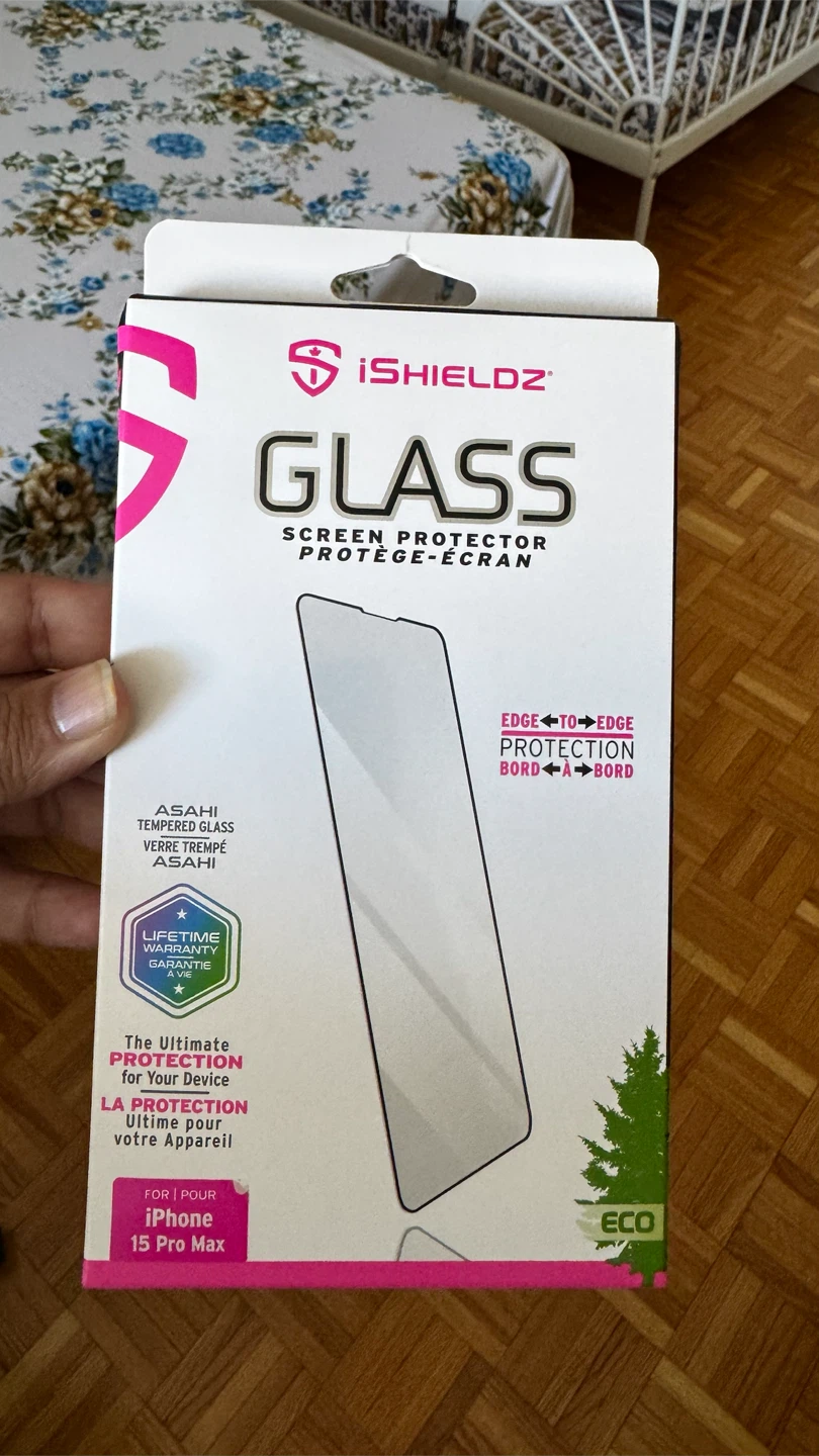 iShieldz Glass Screen Protector for iPhone 15 Pro Max