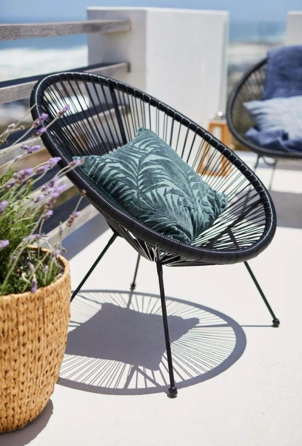 Black Acapulco Chair - photo 4