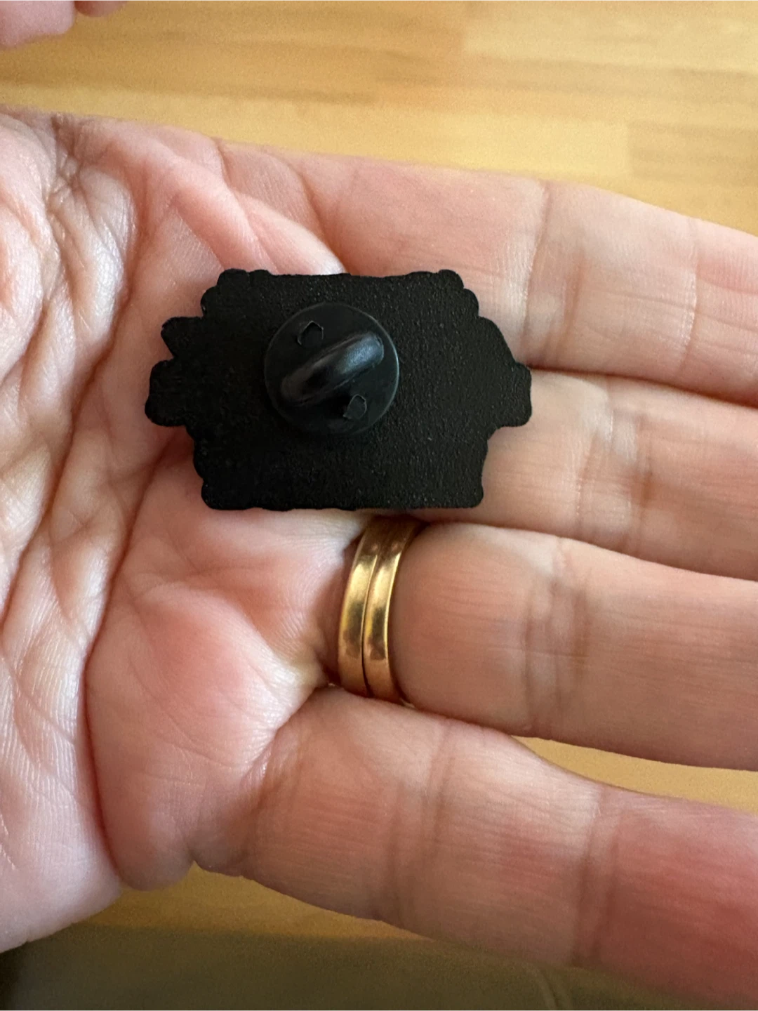 Well Apparently Rock Bottom has a Basement Enamel Pin - photo 2