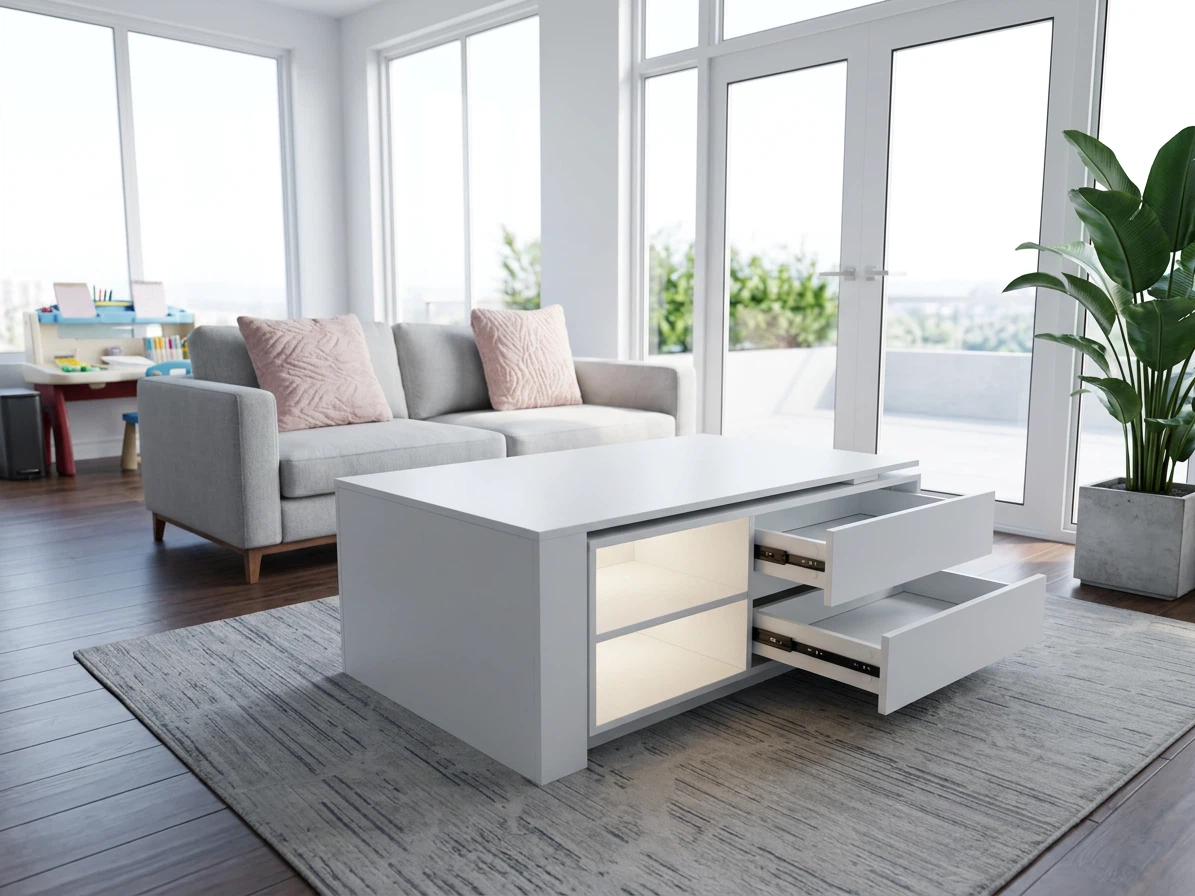 Modern Coffee Table with Storage
