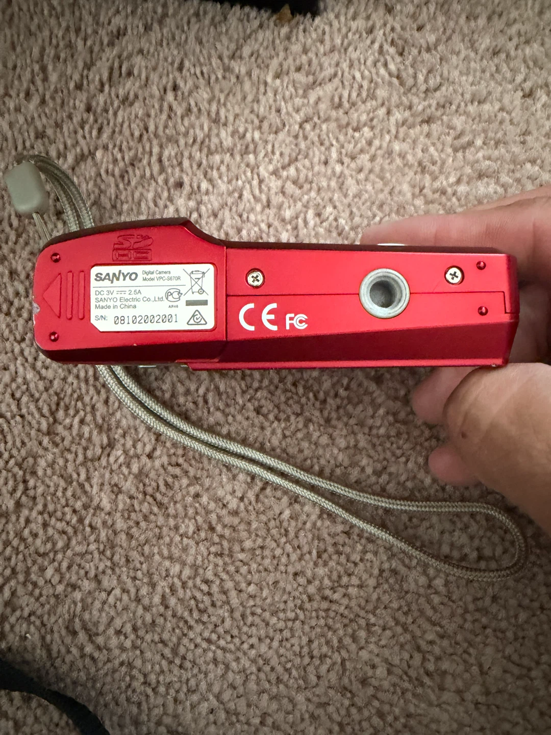 Sanyo VPC-S570R Digital Camera - Red - photo 3