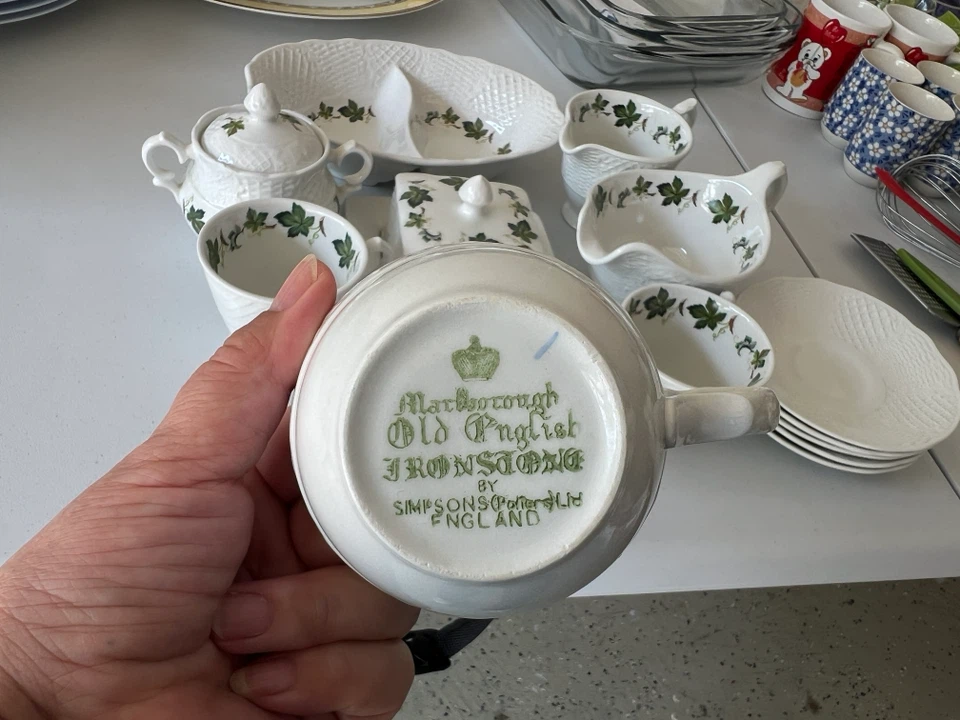 Vintage English Ironstone Dinnerware Set - photo 3
