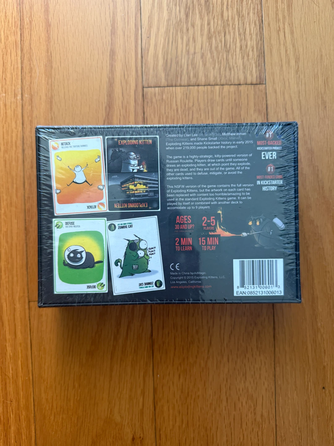 Exploding Kittens NSFW Deck Card Game - photo 2