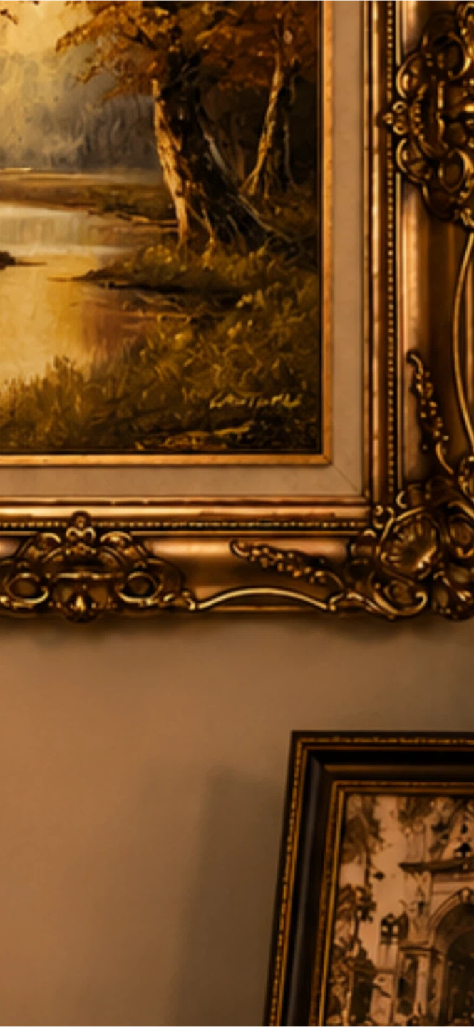 Framed Landscape Painting - photo 3