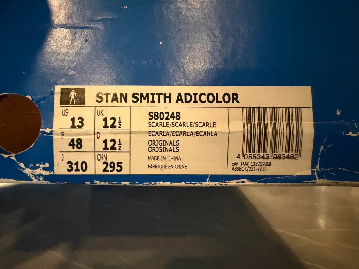 Adidas Stan Smith Adicolor Red Sneakers - photo 4