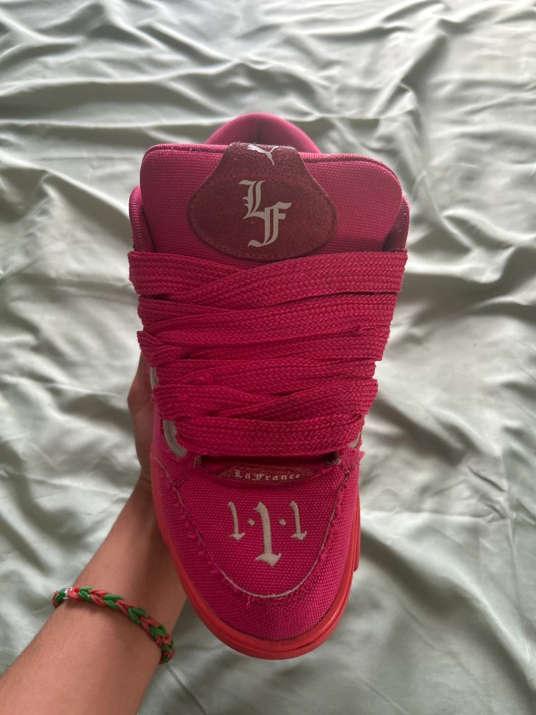 LA 11:11 Pink High Top Sneakers - photo 2