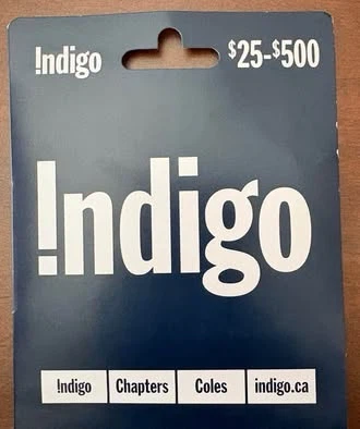 $25 Indigo gift card (New) (Selling for for $8