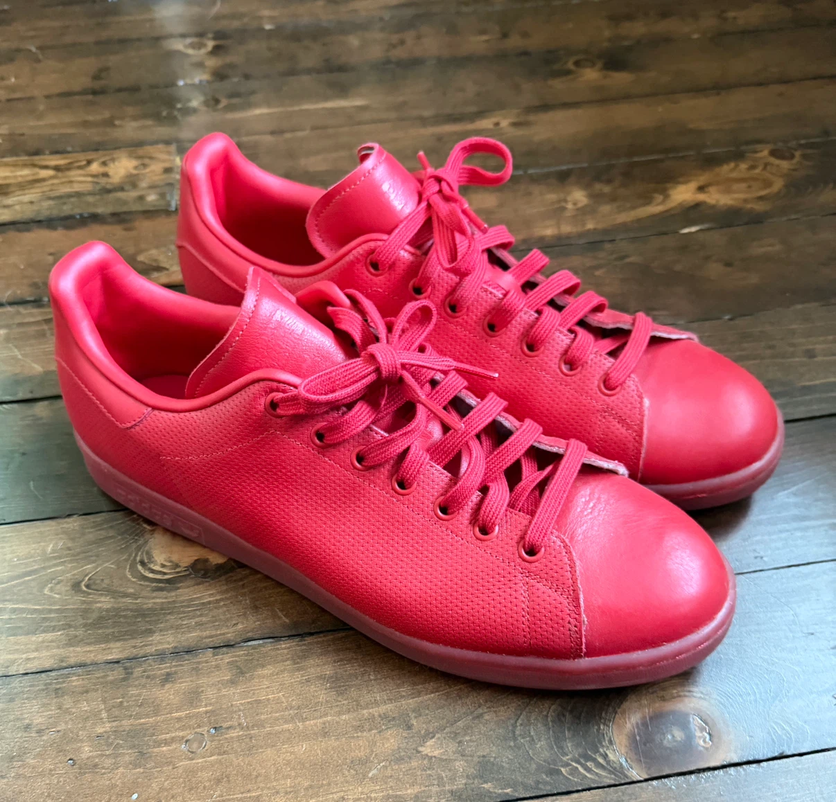 Adidas Stan Smith Adicolor Red Sneakers