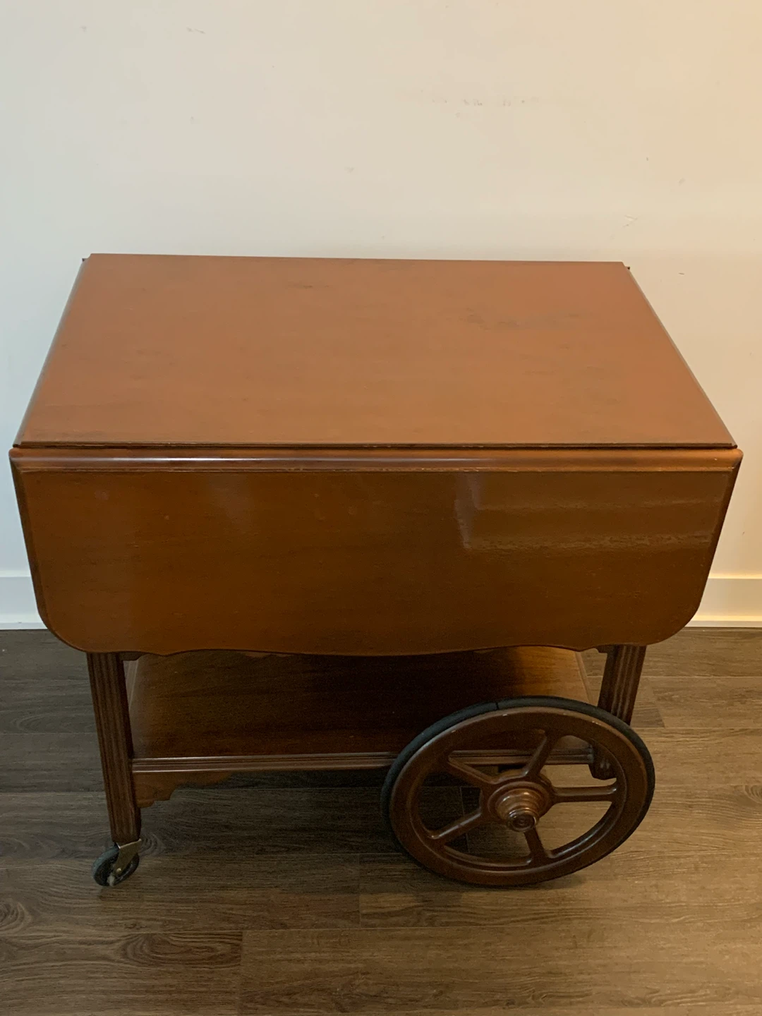 Vintage Drop Leaf Serving Cart - photo 5