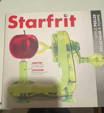 Starfrit apple peeler (New) (Free)