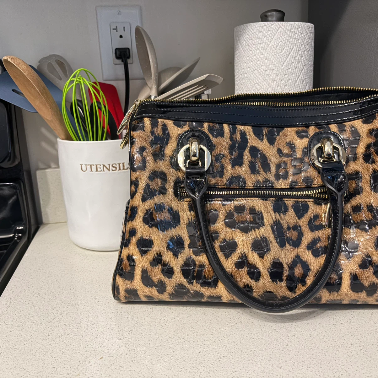 Leather purse. Big, and stunning rich look - photo 4