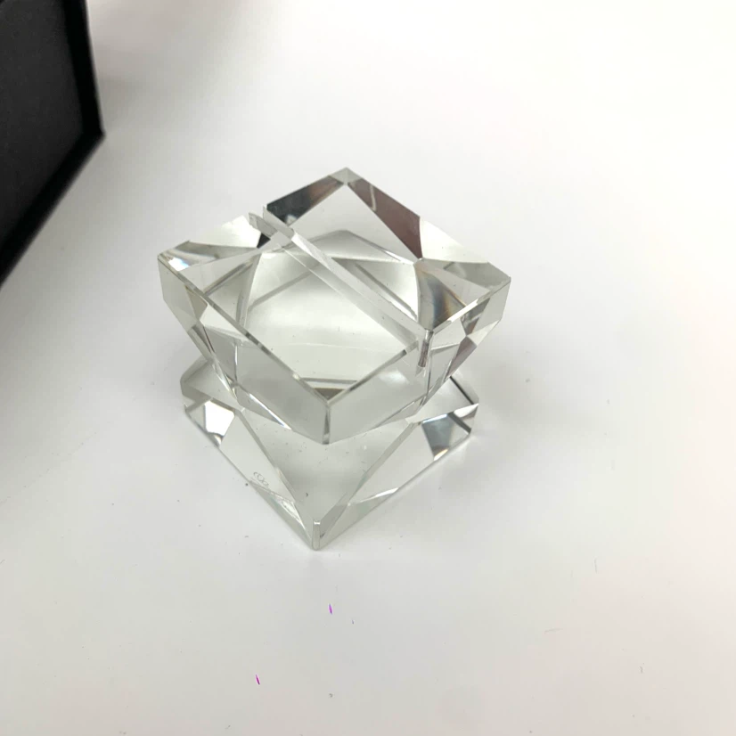 4 Crystal Place Card Holders Table Setting Wedding Dinner Decor - photo 4