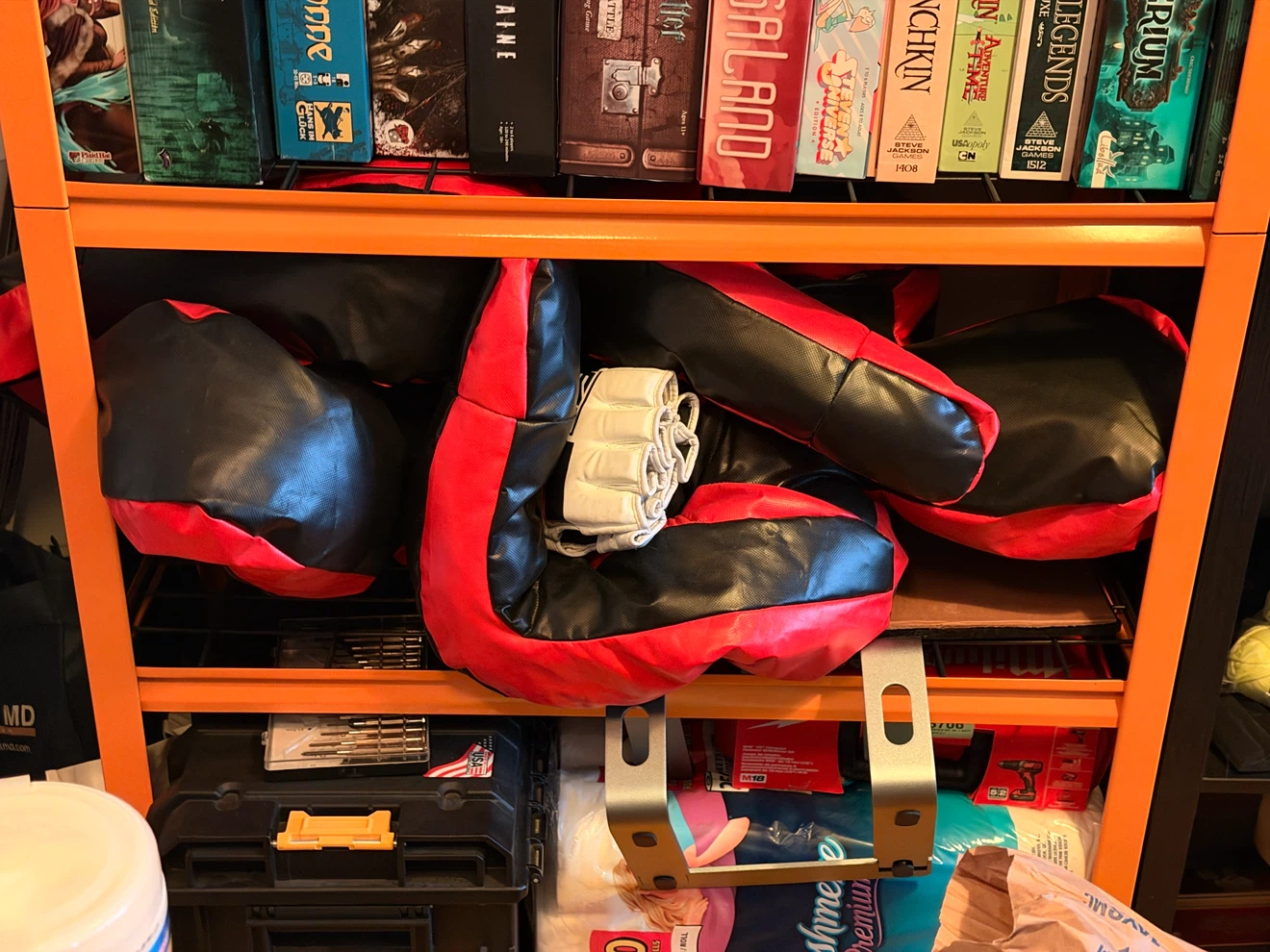 BJJ/Wrestling/Grappling Dummy (Red/Black)