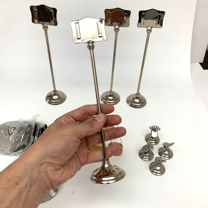 4 Place Card Holder Sets Table Number Wedding Dinner Party Decor - photo 2