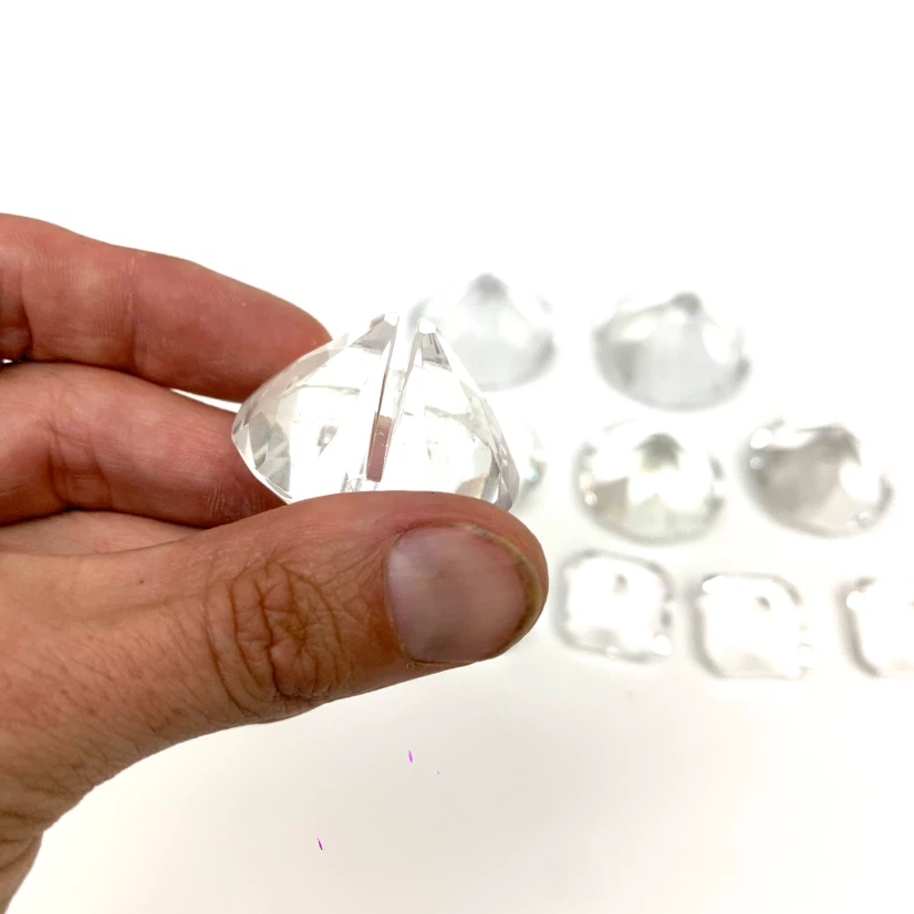 Clear Acrylic Diamond Gems for Decor - photo 4