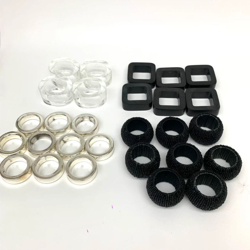 Set of 12 Assorted Napkin Rings - photo 2