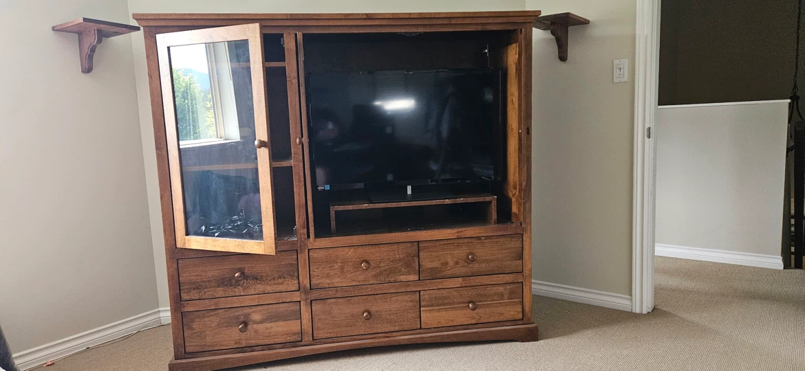Pine Entertainment Cabinet