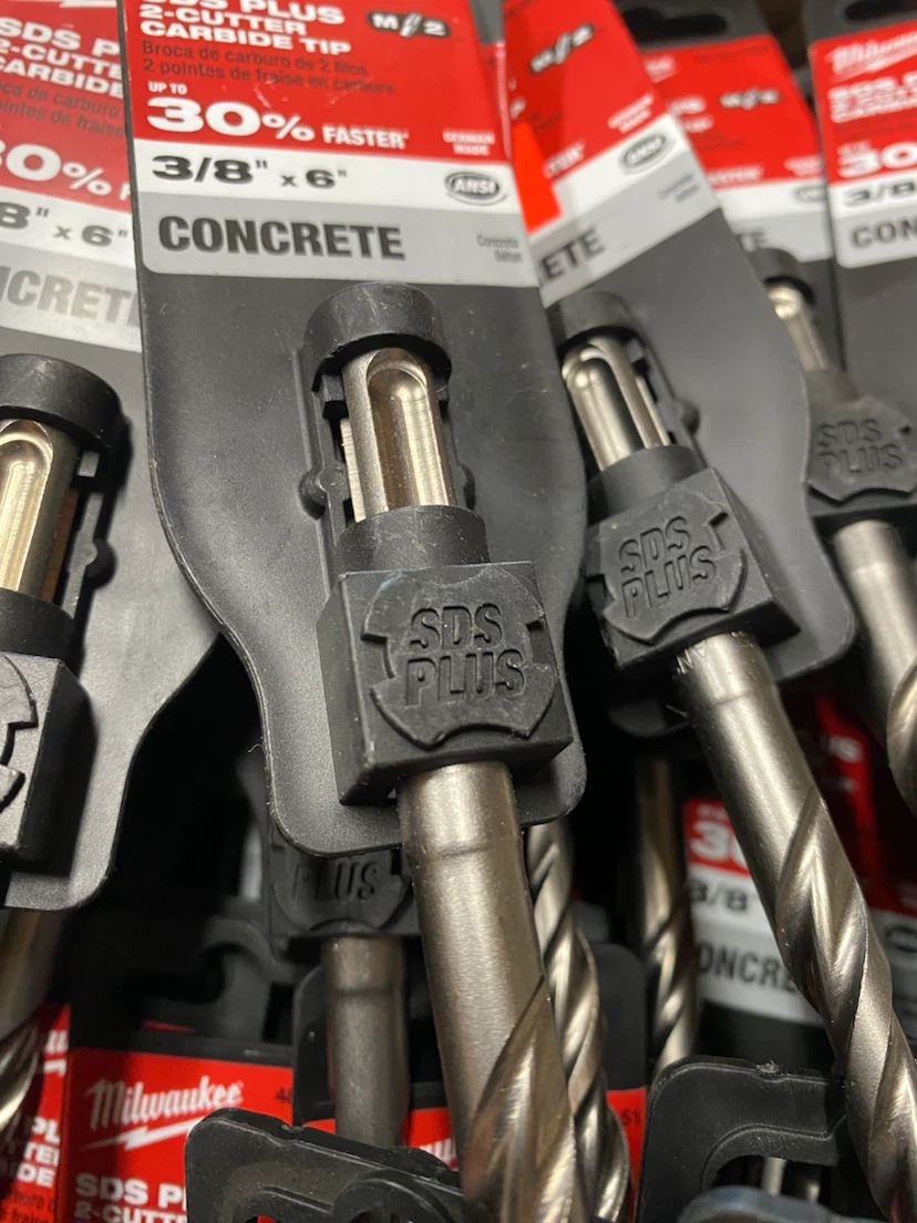 Milwaukee 3/8”x 6” 2 cutter SDS carbide Bits $5 each - photo 4