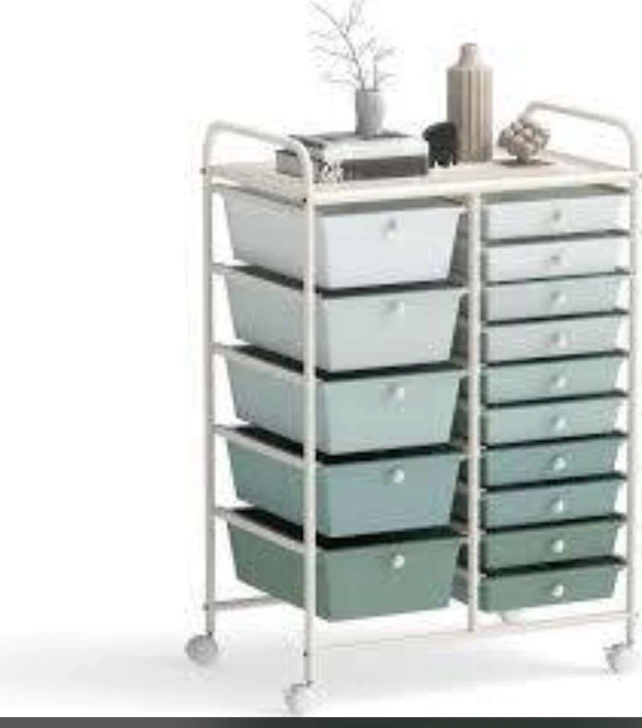Rolling Drawer Organizer Cart