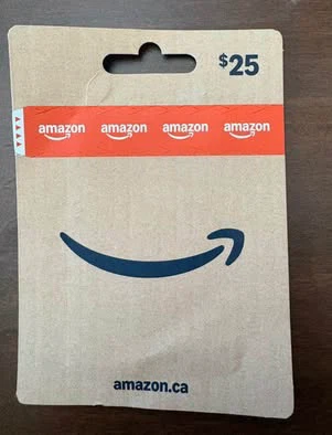$25 Amazon gift card (New) (Selling for $8)
