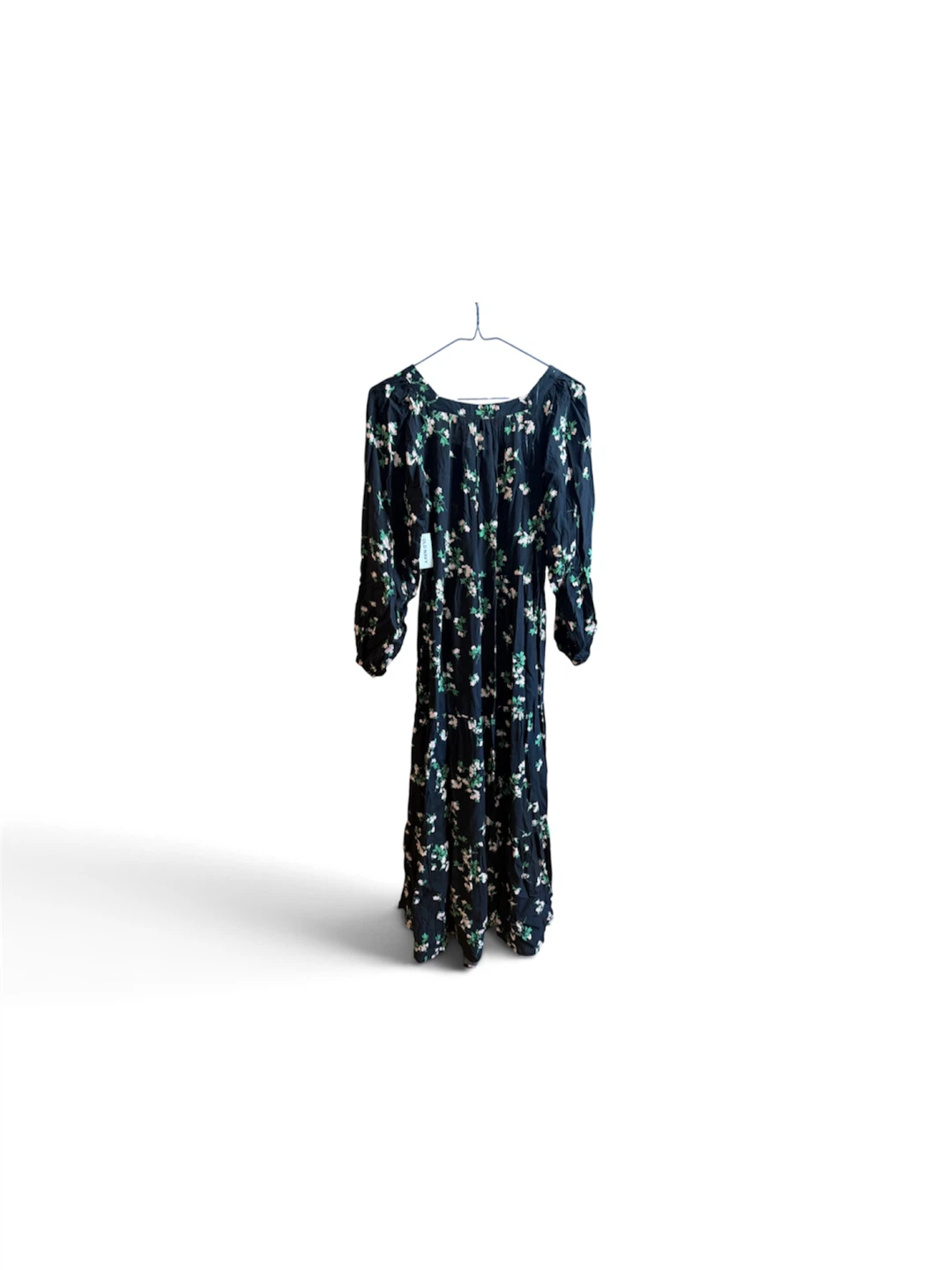 Size XS, Old Navy Black Floral Maxi Dress - photo 2