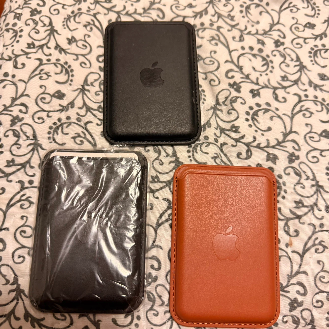 Magnetic Leather Wallet Holder 3-Pack
