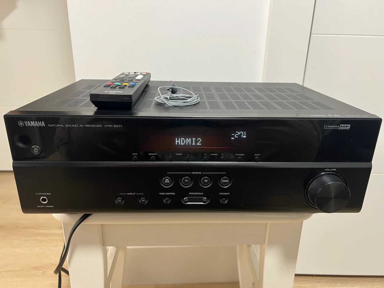 YAMAHA 4K HDMI Receiver, Roku/Firestick compatible