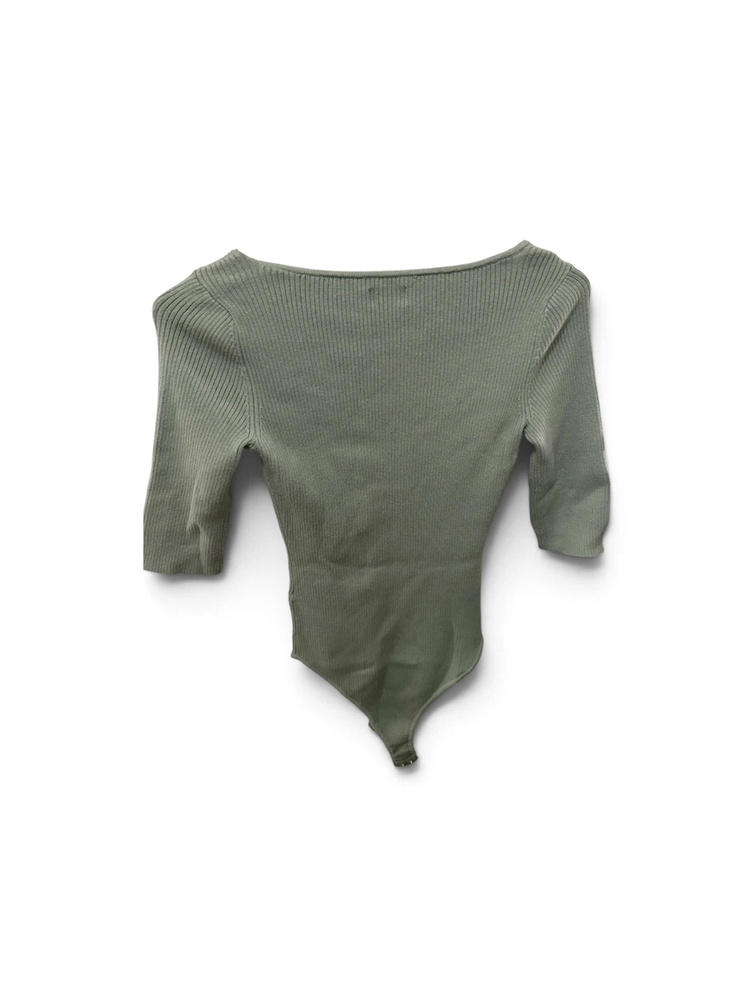 Size Small petite, GAP Ribbed Bodysuit - Sage Green - photo 2