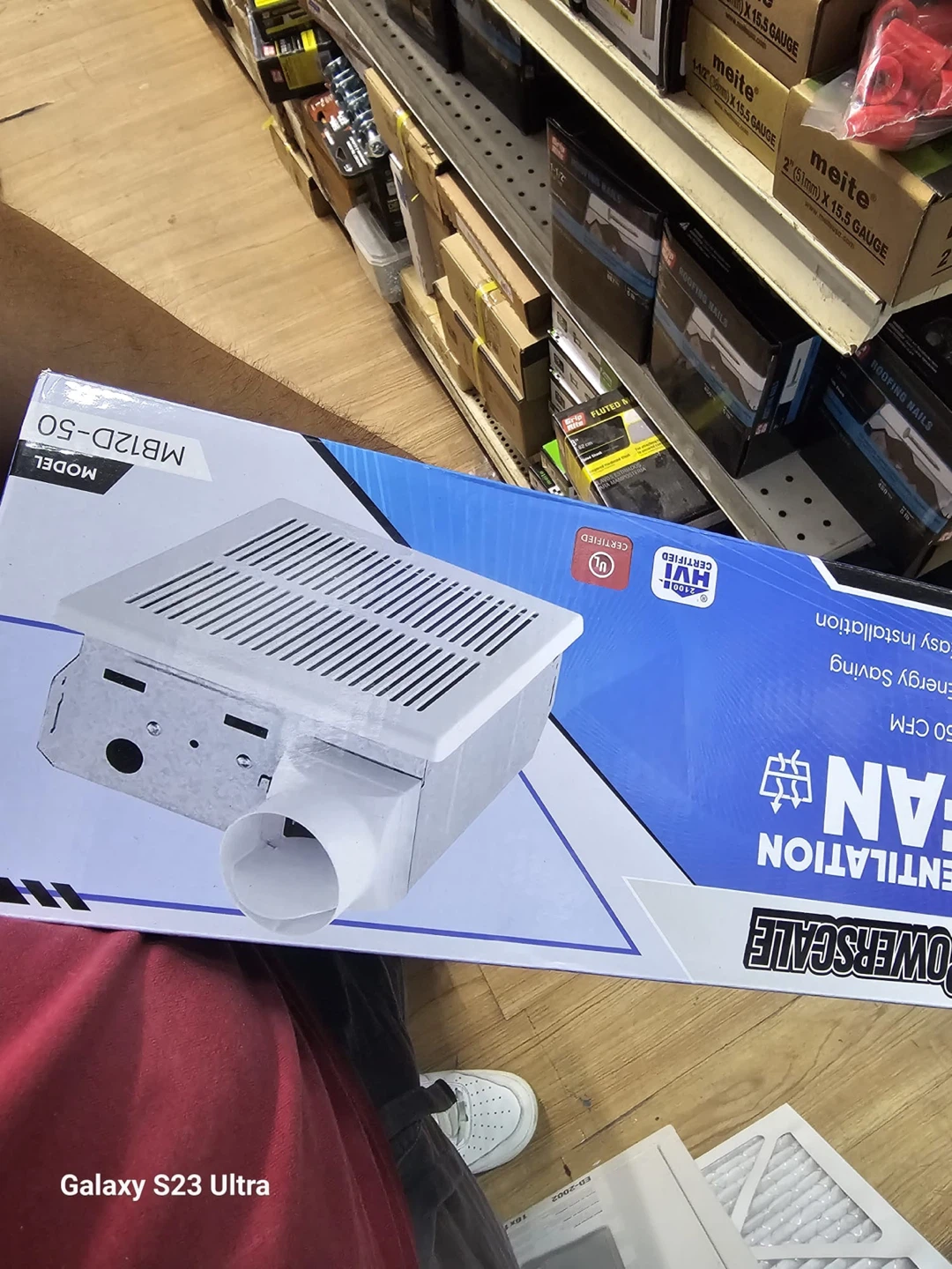 Broan-NuTone Power-Pak MB12D-50 Ventilation Fan