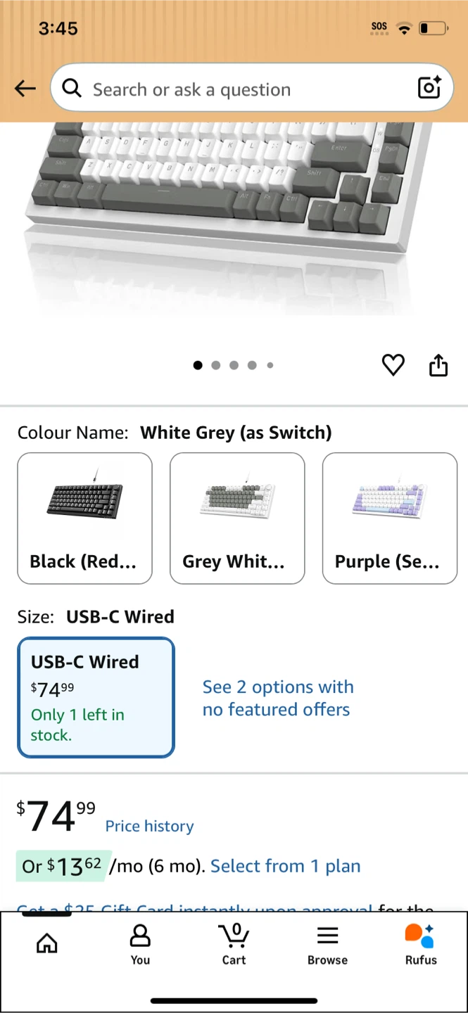 White Mechanical Keyboard with RGB Lighting and a razer mouse - photo 4