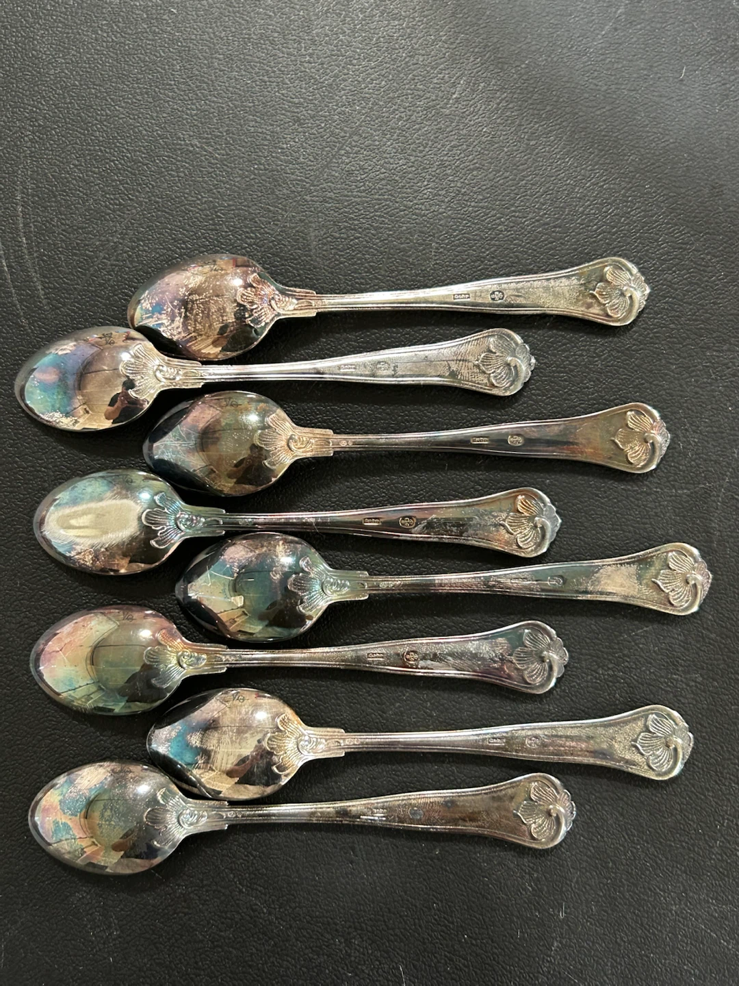 Set of 8 vintage COHR silver spoons - photo 2