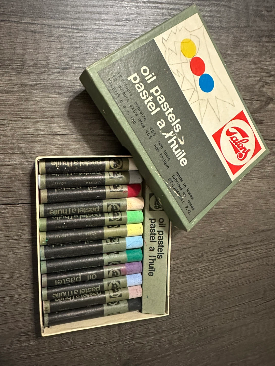 Talens Oil Pastels - 12 Colours