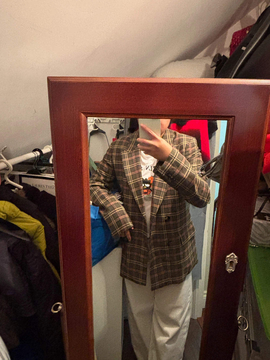 Wilfred Plaid Blazer - Size 6 - photo 2