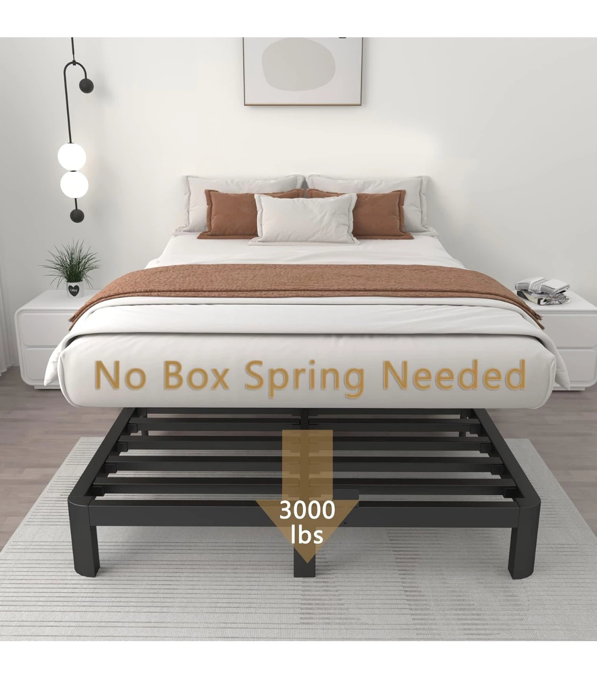 Full Size Metal Bed Frame - photo 3