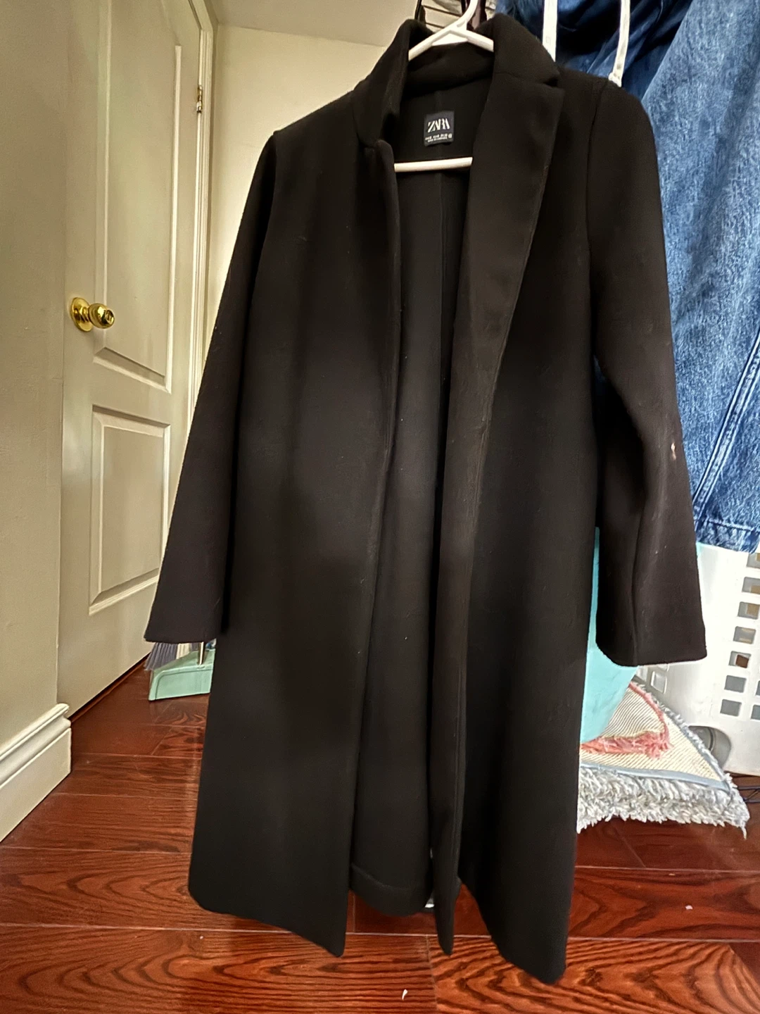 Zara Black Coat - Size M