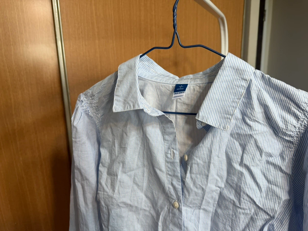 Small tall, Old Navy Striped Button-Up Shirt - photo 4