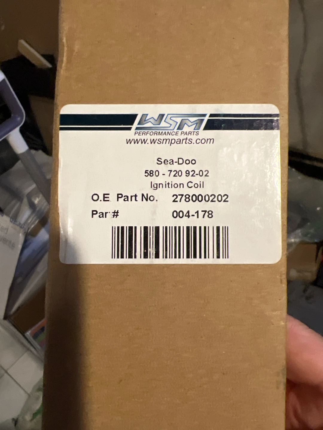 WSM Sea-Doo Ignition Coil 580-720 92-02