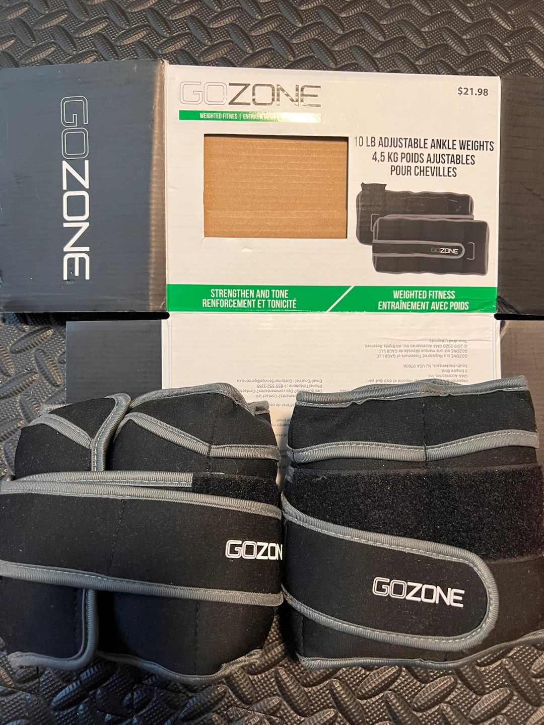 10 LB Adjustable Ankle Weights