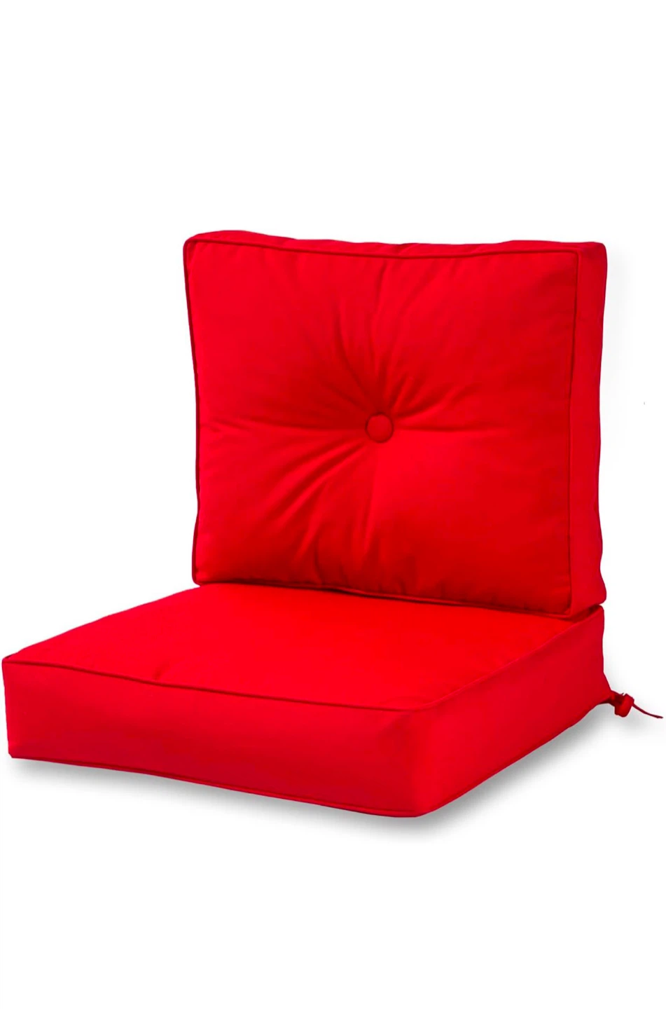 Red Outdoor Chair Cushion Set