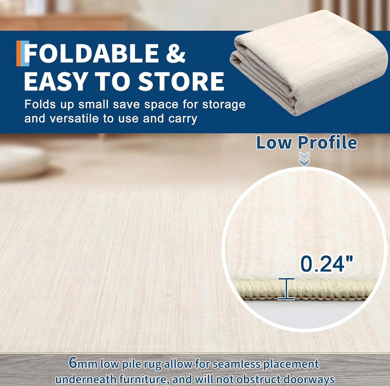 Low Profile Area Rug - photo 5