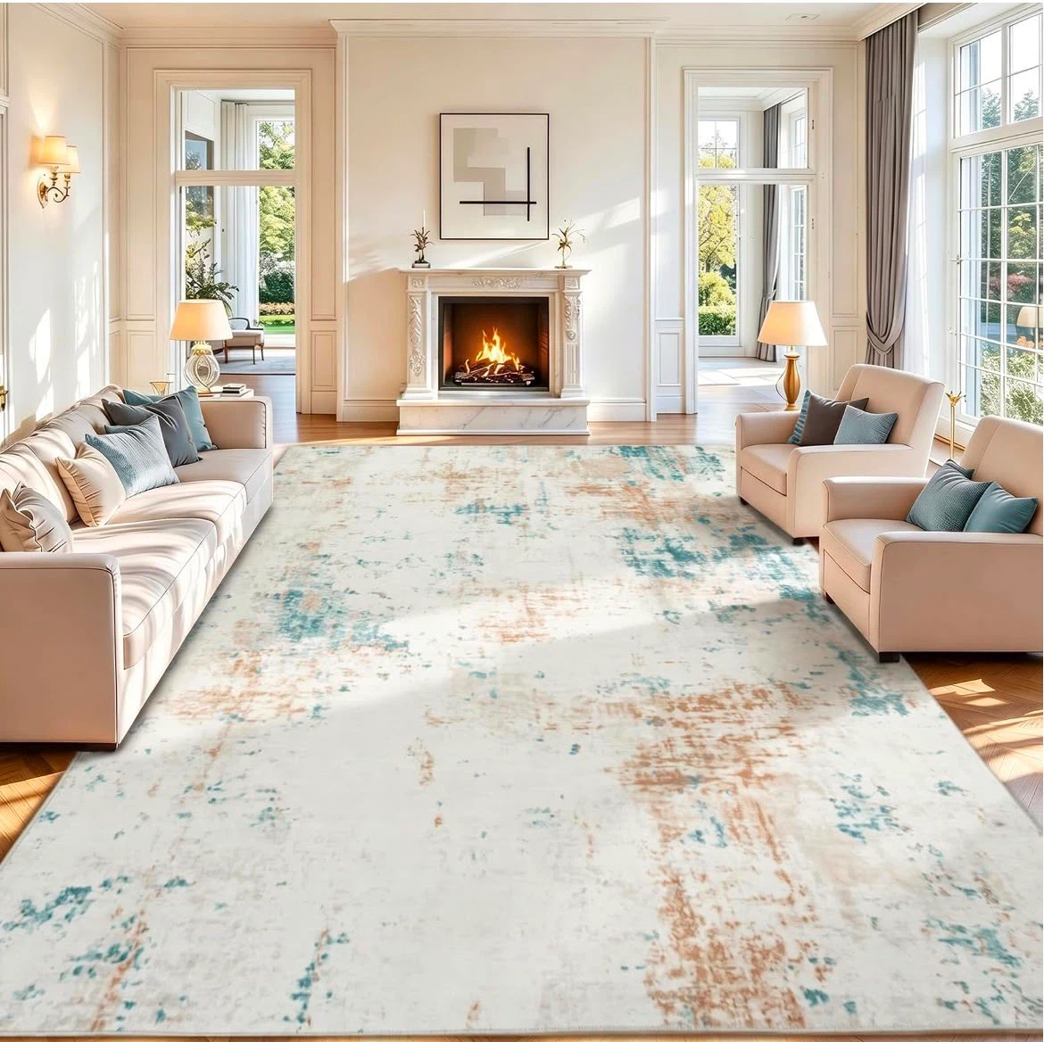 Low Pile Area Rug